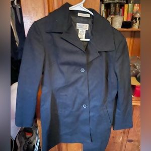 Womens coat navy in color size small